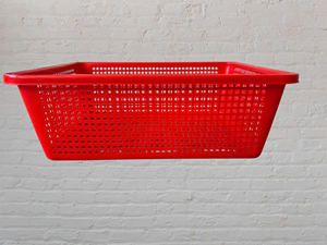 Rectangular Plastic Tray 100% Virgin PP 34,5x28,2x12 cm Viet Nam Factory Plastic <b>Crate</b> <b>Stackable</b> Food Grade Storage - Product Image 4