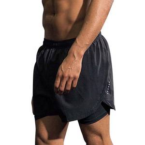 กางเกงขาสั้นชายหาดแบบเรียบๆ กางเกงวิ่งฤดูร้อน กางเกงวิ่งเล่นเซิร์ฟผู้ชายแบบยืดได้ มีรูตาข่ายด้านข้าง - Product Image 6