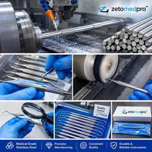 เครื่องมือขัดและตกแต่งวัสดุคอมโพสิตสแตนเลส Dental 18 Burnisher สำหรับงานทันตกรรม OEM Zetomed Pro - Product Image 6
