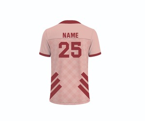Conjunto de Uniforme de Fútbol Americano Personalizado Unisex Sublimado en Colores de Equipo Disponibles, Malla de Poliéster Completa con Acabado Brillante de Secado Rápido - Product Image 3