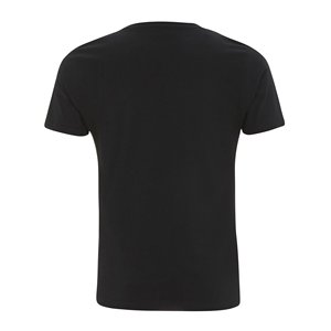 T-shirt à manches courtes col rond 100% coton de qualité supérieure pour hommes, couleur noire, tissu tricoté, orienté vers l'exportation - Product Image 4