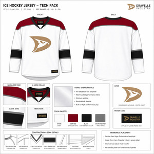 Custom Ice Hockey Jersey Manufacturer Premium Air Knit Polyester Team Hockey Uniform OEM - Product Image 5