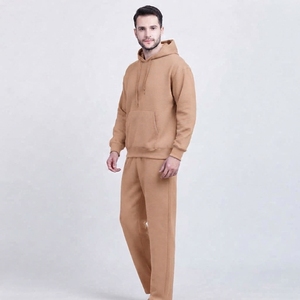 Ensemble de survêtement en molleton pour homme, sweat à capuche et pantalon de jogging, vêtements de sport décontractés personnalisés, vente en gros - Product Image 1