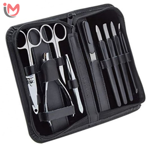 Professional <b>Manicure</b> Set Nail Clippers Pedicure <b>Kit</b> Stainless Steel PU Leather Case Customized Box Logo Beauty Travel OEM - Product Image 1