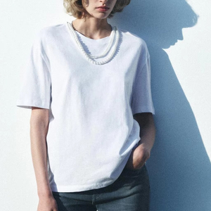 เสื้อยืดผู้หญิงราคาส่งพรีเมียม สีตามสั่ง คุณภาพสูง ระบายอากาศดี ดีไซน์สวยที่สุด รับสั่งทำตามแบบ เสื้อยืดผู้หญิงขายส่ง - Product Image 4