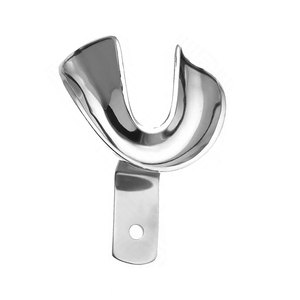 Premium Quality Dental Impression Tray with Edge L5 Perforated Lower Size XS Stainless Steel Reusable Autoclavable Orthodontic - Product Image 5