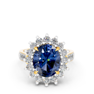 Bague en argent 925 avec diamant de laboratoire pour femme, certifiée IGI, RJC, ODM, OEM, fabricant éthique de bijoux fins, vente en gros E201287 - Product Image 1