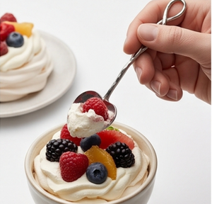 Elegant Heart <b>Shape</b> Stainless Steel Tea Spoons With <b>Twisted</b> Handle Mirror Polish Modern Design For Wedding Tableware Use - Product Image 2