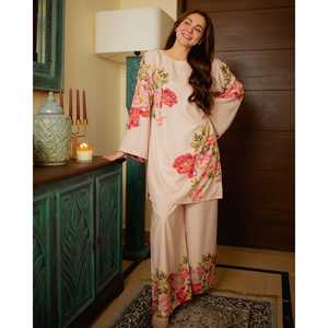 Top de créateur pour femme et ensemble de coordonnés Plazzo pour un look de fête - Product Image 2