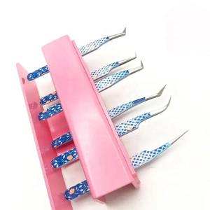 Pince à épiler pour extensions de cils en acier durable, couleur personnalisée, logo sur mesure, 90 degrés et isolation, pince à épiler de beauté - Product Image 5