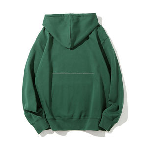 Sweat-shirt pour homme, échantillon gratuit OEM, poids lourd, impression en relief avec impression sérigraphique, sweat-shirt à capuche surdimensionné - Product Image 4