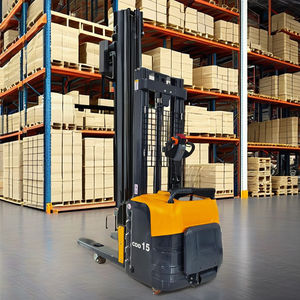 Apilador de paletas eléctrico de nuevo diseño, 1,6 M, 2,5 M, 3 metros, 2 toneladas y 2,5 toneladas, Walkie, elevador de mano hidráulico, carretillas elevadoras alimentadas por batería, venta - Product Image 2