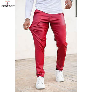 Pantalones de Cuero para Hombre, Ajustados, Casuales, de Moda, Impermeables, Elásticos, para Motocicleta, Estilo Urbano - Product Image 5