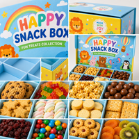 Boîte cadeau magnétique en carton rigide personnalisée, multi-compartiments, impression couleur intégrale, OEM