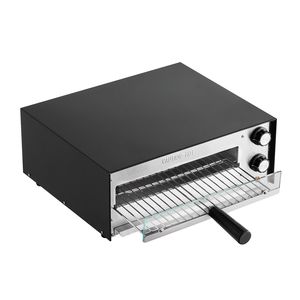 Horno Eléctrico de Encimera para Pizza de 12 Pulgadas, Control de Tiempo y Temperatura, 1450W, Máquina para Hacer Pizzas en Interiores, Temperatura Máxima de 572 Fahrenheit, Horno para Pizza de 12 Pulgadas - Product Image 1