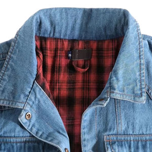 <b>Men's</b> Classic Denim <b>Jacket</b> Button Front Casual Outerwear Durable Cotton Blend <b>Long</b> Sleeve Everyday Street Style Coat - Product Image 3