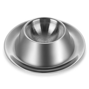 Wholesale Stainless Steel Round <b>Egg</b> Cups Tabletop Kitchen Display Stand Holders Boiled <b>Egg</b> Containers Portable Dishwasher Safe - Product Image 1