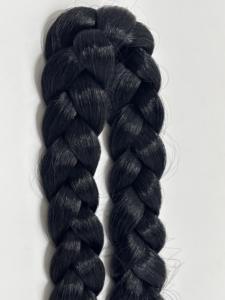 Premium Braided Lotus Fiber Hair <b>Extensions</b> Single Weft Low Temperature Fiber 100g Pelucas Fashion Accessories Conifer <b>Braid</b> - Product Image 2
