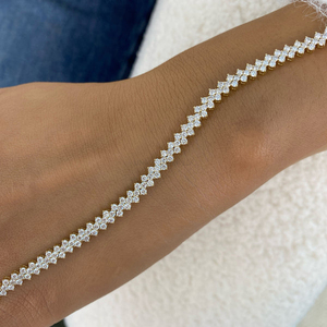 กำไลเพชรแท้เพาะเลี้ยงในห้องปฏิบัติการ ทอง 10K 14K 18K ได้รับการรับรองจาก IGI เครื่องประดับที่ได้รับการรับรองมาตรฐาน ทองคำสีเหลือง สีโรสโกลด์ สีขาว ของขวัญสุดหรู - Product Image 6