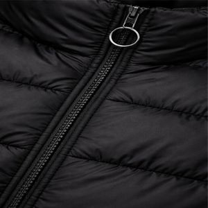 เสื้อกล้ามซิปผู้ชาย ดีไซน์โดดเด่น บุนวมนุ่ม กันลม สวมใส่สบาย น้ำหนักเบา ระบายอากาศได้ดี มีฮู้ด ผ้าสแปนเด็กซ์ผสมคอตตอน - Product Image 6