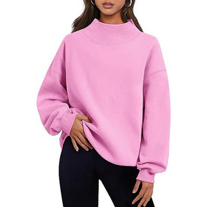 Sudadera con Capucha Personalizada de Otoño Invierno 100% Algodón, Sudadera Informal de Moda para Hombre, Cuello Redondo Medio Alto, Manga Larga Holgada, Impermeable - Product Image 2