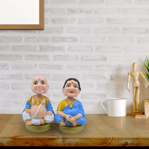 Eco-Friendly Grandparents Bobblehead-Celebrate Unconditional Love with Christmas <b>Keepsake</b> - Product Image 2