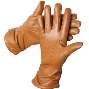 Gants d'hiver en cuir de haute qualité, personnalisables, longueur poignet, doux au toucher, écologiques, légers, compatibles écran tactile, pour une protection optimale - Product Image 3