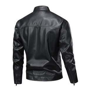 Spring Hip Hop Loose Stand Collar Washed Zipper Bomber <b>Jacket</b> for Men American Retro Dark-Style Baseball Coat - Product Image 2