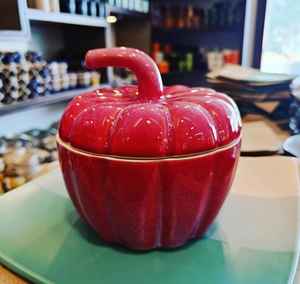 Tarro de mantequilla de cerámica con forma de calabaza de Halloween, plato de mantequilla de cerámica, recipiente de mantequilla de cerámica con tapa, tarro de mantequilla de cerámica con tapa - Product Image 1