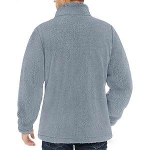 Veste en polaire sherpa à design personnalisé, matelassée, nouveau style tendance - Product Image 6