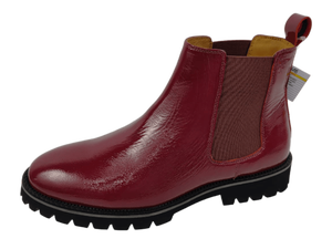 Botas Chukka de Piel Color Borgoña para Hombre, con Cordones, Suela de Goma, Entresuela de EVA, Impermeables, Aumentan la Estatura, para Oficina, Carrera, Todas las Temporadas - Product Image 3