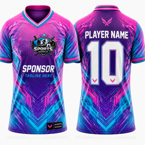 Maillot de football haute performance en polyester premium, séchage rapide, respirant, flux d'air, construction athlétique flexible - Product Image 2