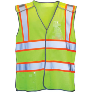 เสื้อกั๊กนิรภัยสะท้อนแสงสำหรับผู้ชายแบบขายส่งตามสั่ง ANSI Class 2 กันน้ำ ไฟ LED กระพริบ โลโก้สั่งทำได้ คุณภาพสูงสำหรับใช้งานกลางแจ้ง - Product Image 5