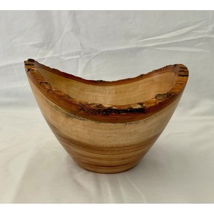 Bol en bois de cèdre tourné à la main |   Bol à fruits en bois naturel, vente en gros en Inde - Product Image 4