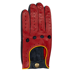 Gants de conduite professionnels pour hommes en cuir véritable, en cuir de vachette souple, design classique, accessoires de mode de haute qualité, vente en gros OEM - Product Image 2