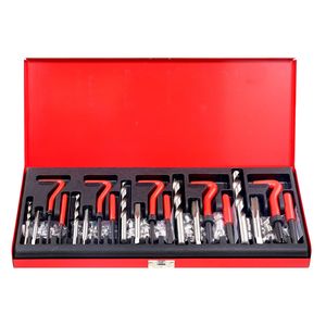 Kit di Riparazione Filettature HSS Metrico M5-M12 con 166 Pezzi - Strumento di Rinnidificazione Helicoil per Riparazione Metalli - Product Image 2