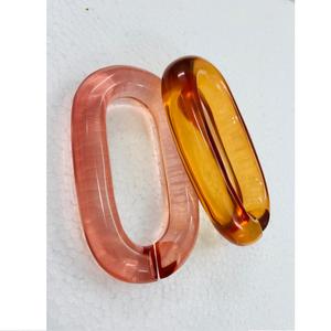 Maillons de chaîne en résine en vrac, maillons de chaîne en résine pour bijoux, maillons de chaîne en résine pour sacs, maillons de chaîne en résine pour rideaux - Product Image 3