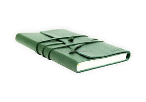 Funda de cuero genuino hecha a mano para cuaderno, estuche para diario, soporte para cuaderno recargable para notas de oficina NBC-0063 - Product Image 2