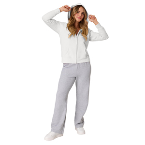 Sudadera con capucha de diseño moderno con cierre de cremallera para mujer, informal, para otoño e invierno, para hacer deporte y uso diario. - Product Image 1