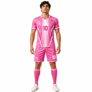 Custom Team Soccer Jersey Shorts Set Professional Football Uniform Quick Dry Breathable Sublimation Sportswear Manufacturer - Product Image 3