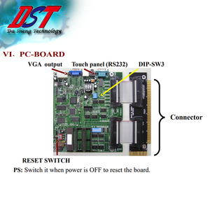 Jamma หัวต่อแบบขอบ36ขา72ขา,อุปกรณ์เสริมสำหรับสายไฟตัวเชื่อมต่อ Jamma 10ขา - Product Image 5