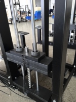 Appareil de musculation commercial en acier Q235 pour exercices des bras, machine de tirage vertical et d'aides aux dips et tractions pour salle de sport