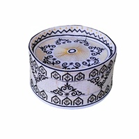 Chapeau de prière islamique omanais brodé personnalisé de haute qualité, Takke en polyester/coton, toutes saisons