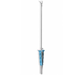 Ciseaux MIS Premium à lames entièrement courbées, tige de 5 mm, longueur de travail de 17 cm, longueur totale de 30 cm, poignée ronde à pression – ZETOMEDPRO - Product Image 2