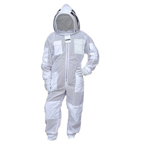 Combinaison de protection apiculteur modèle SL-BKS-104 avec voile et gants, motif à carreaux blancs, pour toutes les saisons, tenue décontractée - Product Image 2