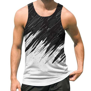 Camiseta sin mangas para hombre, camiseta de entrenamiento, personalizada, de algodón, para gimnasio, fitness, deportes, chaleco deportivo, sublimación, transpirable, camisetas sin mangas para hombre - Product Image 1