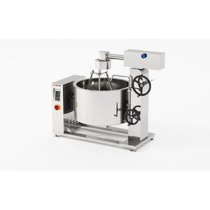 Olla de vapor con inducción y revestimiento giratorio Amicook 380V/440V, modelo comercial de alta capacidad, a prueba de agua, para cocinar ingredientes y salsas. - Product Image 6