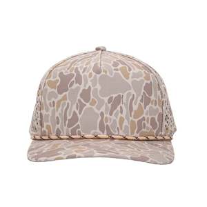 Premium Retro Rope Cap Structured 5 Panel Adjustable Snapback Golf <b>Hat</b> with 3D Embroidery 100% Cotton Casual Outdoor Sports - Product Image 1