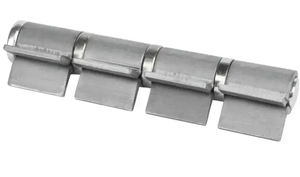 Charnière robuste en acier au carbone à 4 ailettes, à <span class=keywords><strong>souder</strong></span>, avec paire de roulements et rondelle, à fermeture amortie et réglable, pour portails métalliques industriels - Product Image 2