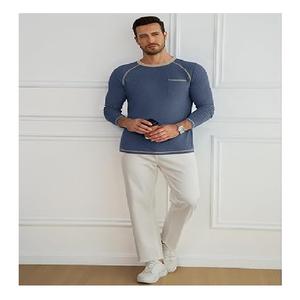 Over size heavy cotton <b>Men's</b> Fashionable Solid O Neck T <b>Shirts</b> Stylish Casual Long Sleeve T <b>Shirts</b> For <b>Men</b> From Bangladesh - Product Image 3